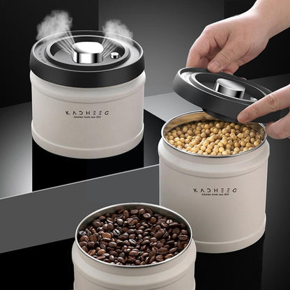 Kacheeg Sealing Can Pressed Vacuum Coffee Bean Tea Cans, Capacity: 1600ml - free shipping - PMC Jewellery - Order now!