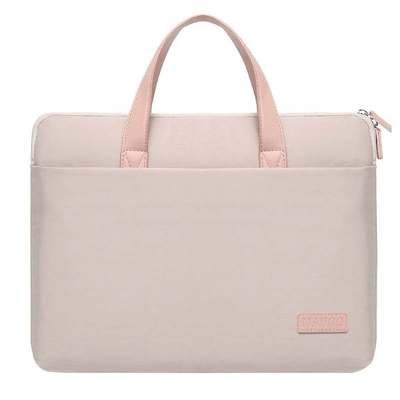 For MacBook 13.3-14 Inches MAHOO 10188 Ultra-Thin Hand Computer Bag Messenger Laptop Bag, Color: Khaki