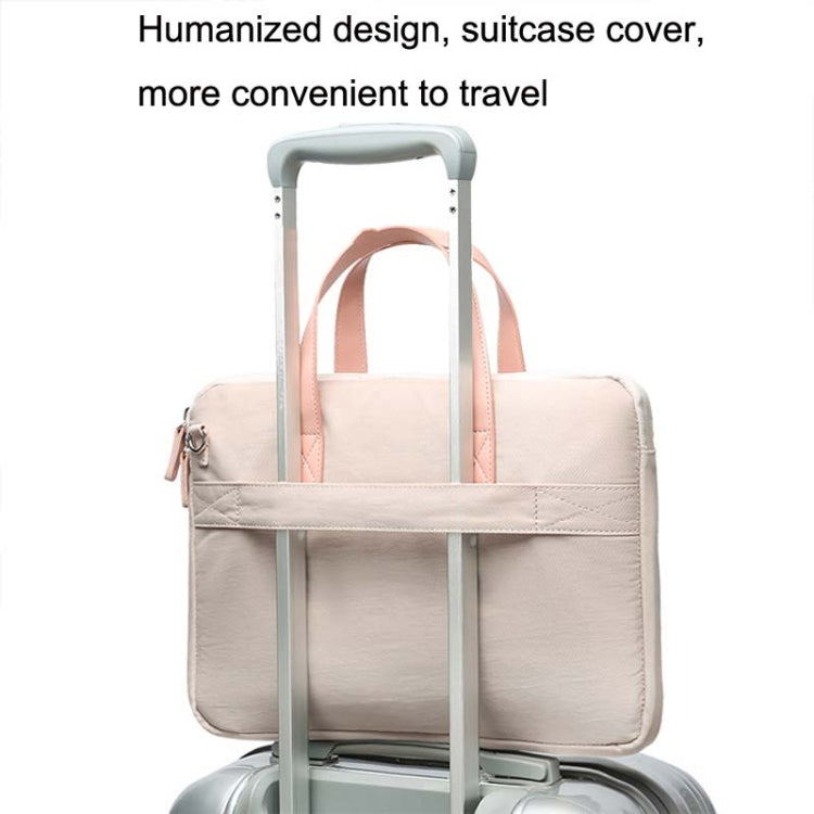 For MacBook 13.3-14 Inches MAHOO 10188 Ultra-Thin Hand Computer Bag Messenger Laptop Bag, Color: Gray+Gray Mouse Pad - 13.3 inch by PMC Jewellery | Online Shopping South Africa | PMC Jewellery | Buy Now Pay Later Mobicred