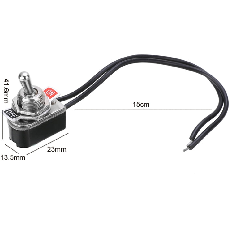 KNS-1 10pcs Mini Toggle Two-position Rocker Switch With Wire - Marine Accessories & Parts by PMC TechLife | Online Shopping South Africa | PMC TechLife | Buy Now Pay Later Mobicred