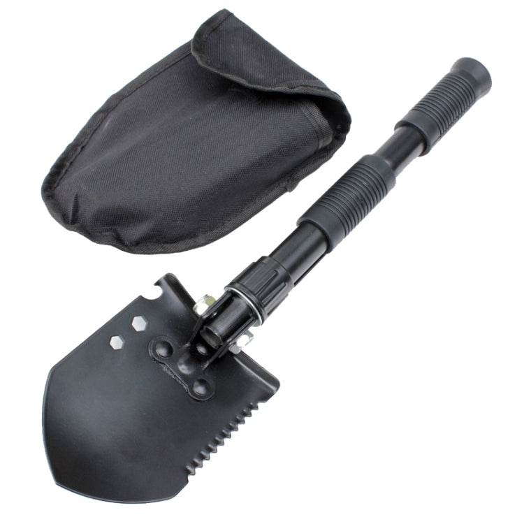 Multifunctional Thickened Double Grip Shovel Outdoor Camping Folding Shovel(Black) - free shipping - PMC TechLife - Order now!