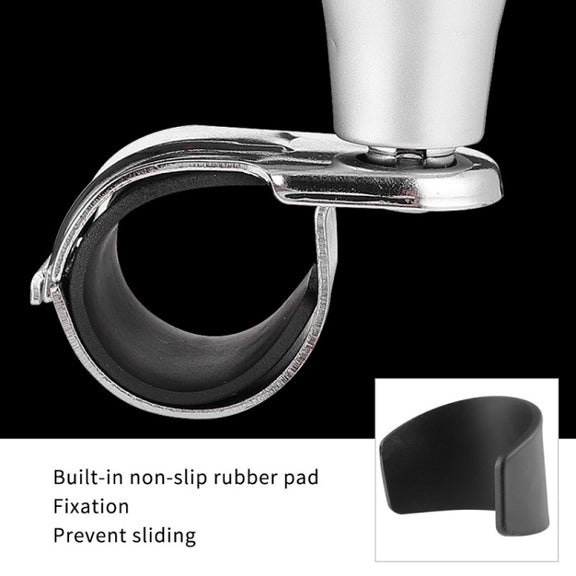 Car Steering Wheel Booster Ball Assist With Compass(B Model White)