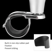 Car Steering Wheel Booster Ball Assist With Compass(A Model Black)