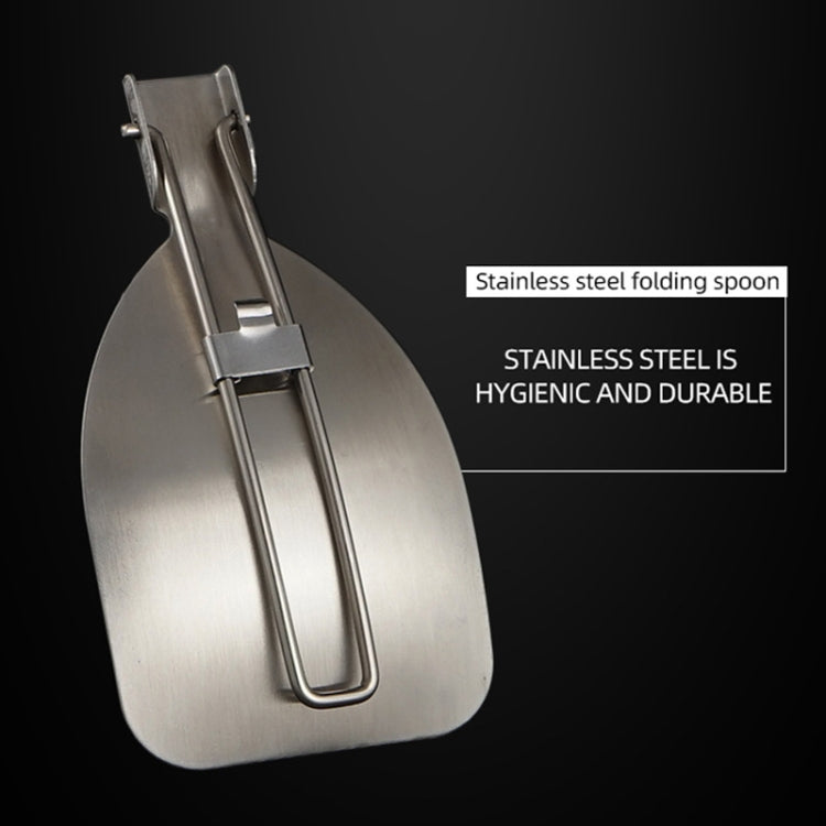 304 Stainless Steel Folding Frying Spatula Outdoor Camping Portable Tableware(Rice Shovel) - Cookwares & Tablewares by PMC TechLife | Online Shopping South Africa | PMC TechLife
