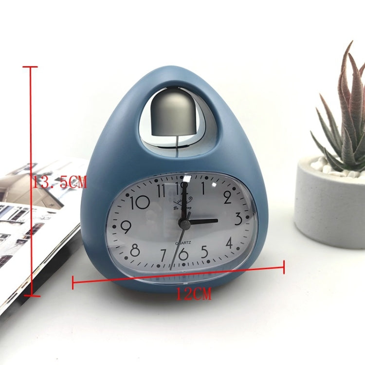 GH809 Egg-shaped Desktop Children Alarm Clock Bedside Cute Belling Clock(White) - Novelty Clock by PMc TechLife | Online Shopping South Africa | PMc TechLife | Buy Now Pay Later Mobicred