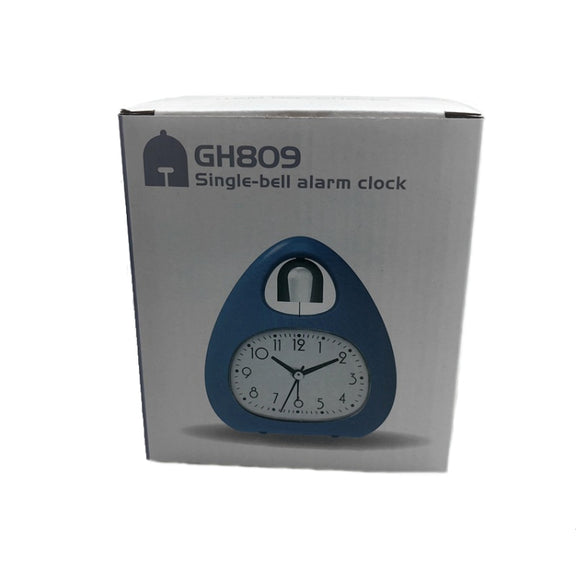GH809 Egg-shaped Desktop Children Alarm Clock Bedside Cute Belling Clock(Pink)