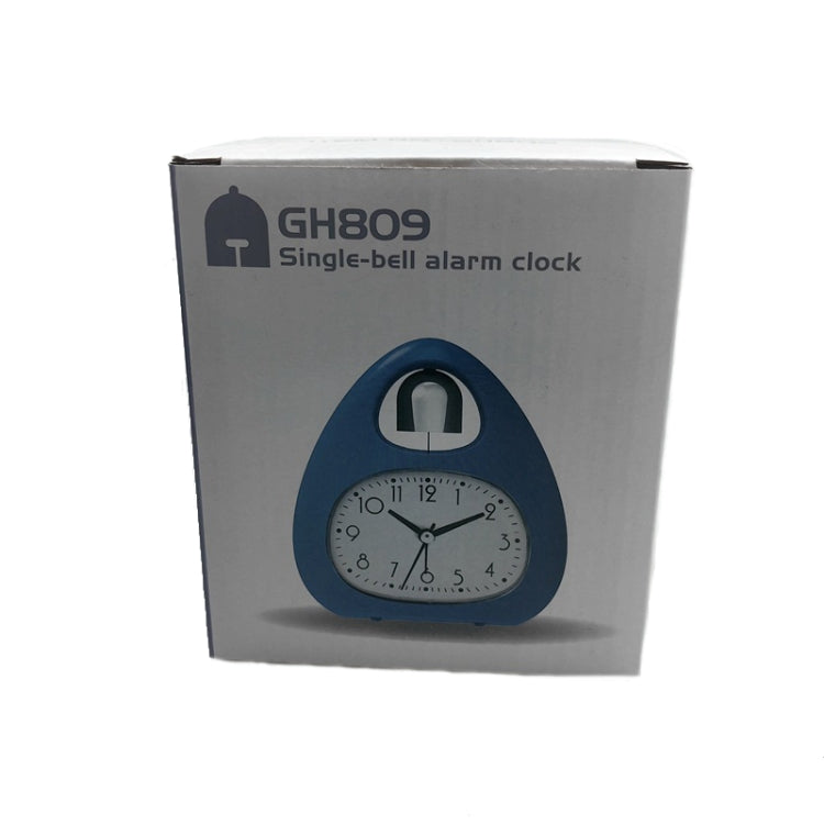 GH809 Egg-shaped Desktop Children Alarm Clock Bedside Cute Belling Clock(Blue)