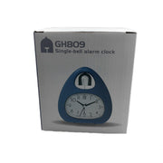 GH809 Egg-shaped Desktop Children Alarm Clock Bedside Cute Belling Clock(White)