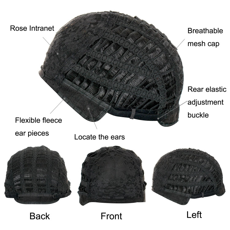 WIG-155 Ladies Short Curly Wig High Temperature Silk Chemical Fiber Headgear(Brown) - free shipping - PMC TechLife - Order now!