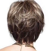 Wig-020 Mixed Color Women High Temperature Silk Curly Short Hair Wig