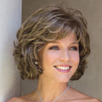 Wig-449 Brown+Light Gold Ladies Short Curly Hair High Temperature Silk Chemical Fiber Wig Headgear - free shipping - PMC TechLife - Order now!