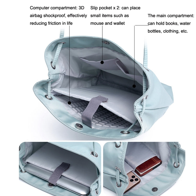 For Apple Macbook Shoulder / Handheld / Messenger Computer Bag, Size: Small(Navy+Black PU Power Bag) - 13.3 inch by PMC TechLife | Online Shopping South Africa | PMC TechLife | Buy Now Pay Later Mobicred