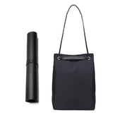 For Apple Macbook Shoulder / Handheld / Messenger Computer Bag, Size: Medium(Black+Black Mouse Pad)
