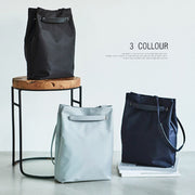 For Apple Macbook Shoulder / Handheld / Messenger Computer Bag, Size: Medium(Lake Blue+Gray Mouse Pad)