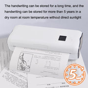 Home Small Phone Office Wireless Wrong Question Paper Student Portable Thermal Printer, Style: Bluetooth Edition