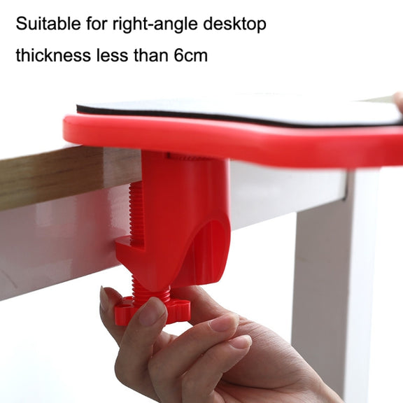 180 Degree Rotating Computer Table Hand Support Wrist Support Mouse Pad Surface Adhesive Pad Model (Black)