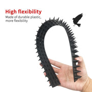 10pcs SK419 Power Equipment Line Anti-bird Thorn Roof Eaves Drive Bird Fence Anti-theft Electric Bird Thorn(Black)