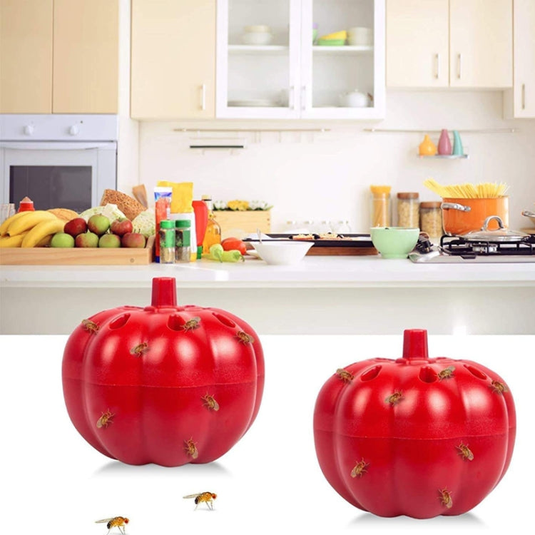 SK116 2pcs Small Pumpkin Fruit Fly Traps Fruit Flying Worm Catcher(Red) - Traps by PMC TechLife | Online Shopping South Africa | PMC TechLife | Buy Now Pay Later Mobicred