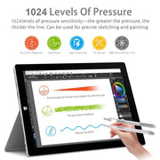 F94S For Microsoft Surface Series Stylus Pen 1024 Pressure Level Electronic Pen(Black)