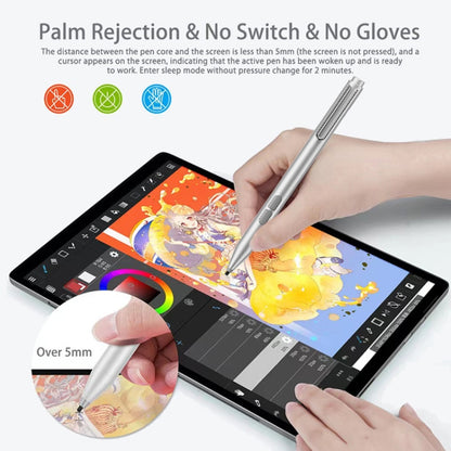 F94S For Microsoft Surface Series Stylus Pen 1024 Pressure Level Electronic Pen(Silver) - Pencil Accessories by PMC Jewellery | Online Shopping South Africa | PMC Jewellery | Buy Now Pay Later Mobicred