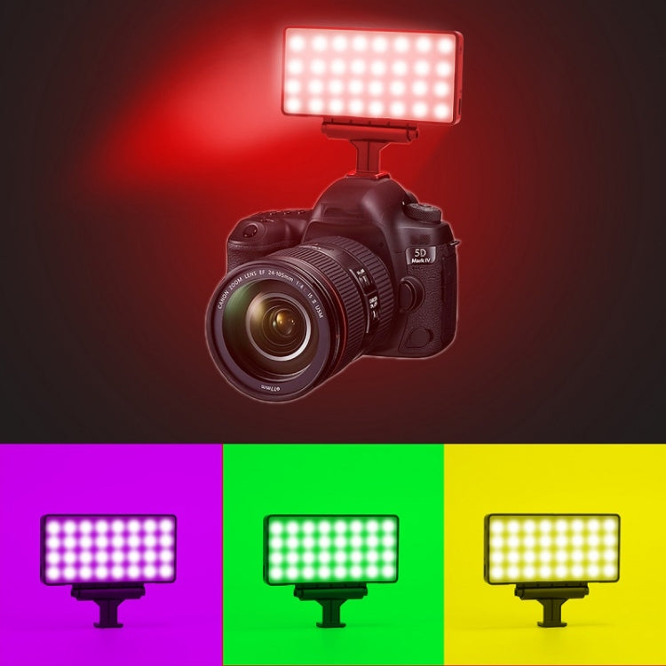 Outdoor Live Photography Multi-angle Brightness Adjustment Mobile Phone Fill Light, Specification: RGB Color