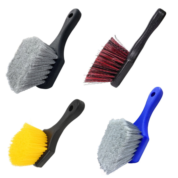 Multi-functional Wheel Washing Brush Carpet Cleaning Soft Brush, Color: Red Gray