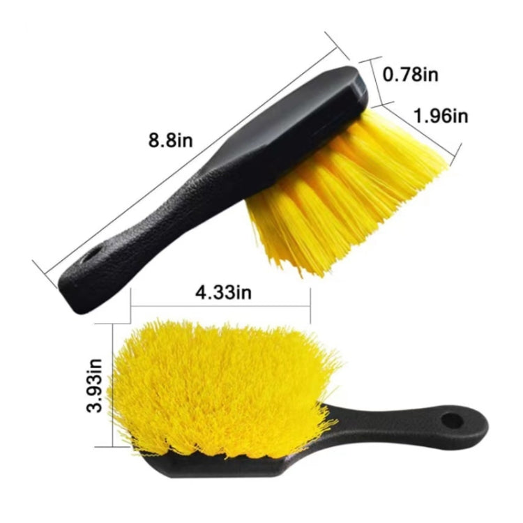 Multi-functional Wheel Washing Brush Carpet Cleaning Soft Brush, Color: Yellow - Car washing supplies by PMC TechLife | Online Shopping South Africa | PMC TechLife | Buy Now Pay Later Mobicred
