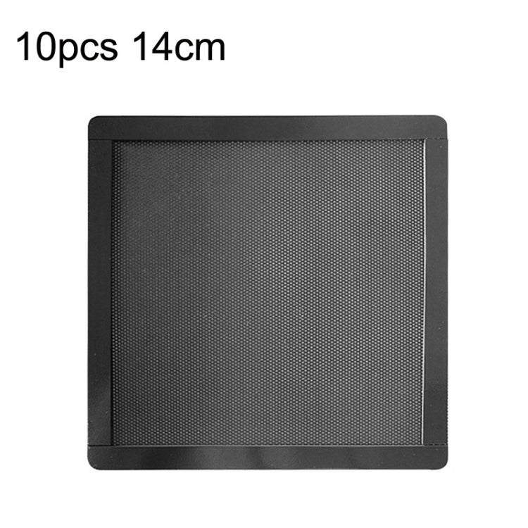 10pcs 14cm With Magnetic Suction PVC Cooling Fan Dust Net Desktop Computer Industrial Fan Filter Cover - Fan Cooling by PMC TechLife | Online Shopping South Africa | PMC TechLife