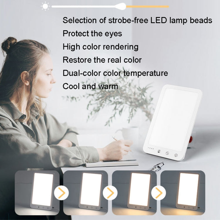 JSK-30 LED Timing Intelligent Dimming SAD Therapy Lamp, Specification: With Power Line+UK Plug - free shipping - PMC TechLife - Order now!