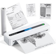 Phomemo M832 300dpi Wireless Thermal Portable Printer, Size: A4 Version(White)