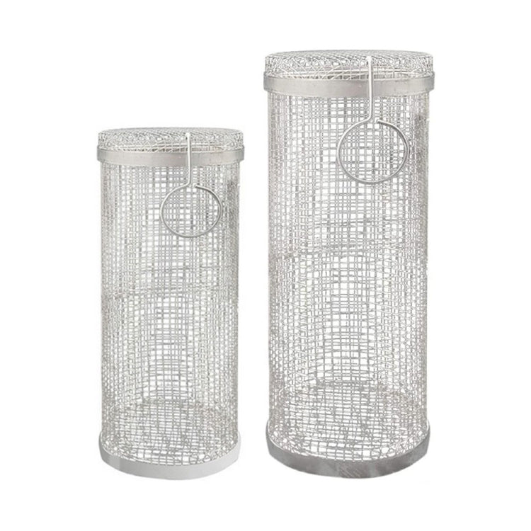 Outdoor Stainless Steel Barbecue Cage BBQ Round Mesh Tube 20cm With Hook - Cookwares & Tablewares by PMC TechLife | Online Shopping South Africa | PMC TechLife