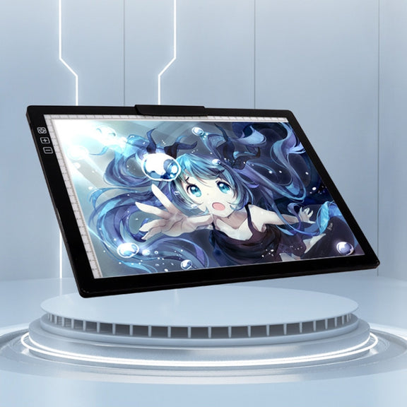 A4-D28B Rechargeable Copy Desk Drawing Board, Specification: With Charging Line+EU Plug Adapter