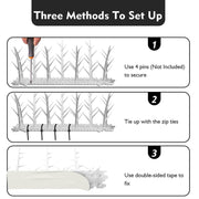 SK477 6pcs Plastic Anti-bird Thorn Anti-theft Anti-cat Thorn Electric Tree Branch Bird Repellent Thorn