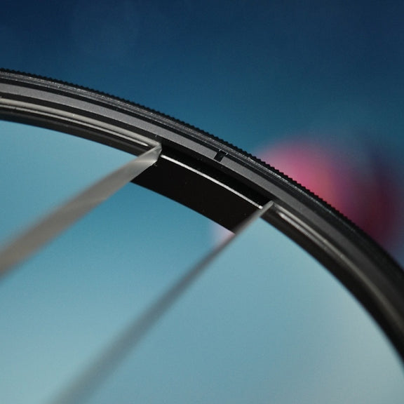 62mm Photography Foreground Blur Filter Double Half Moon SLR Accessories