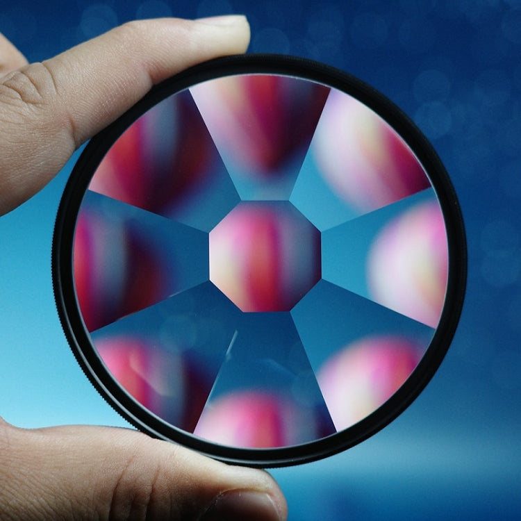 77mm 8-Sided Kaleidoscope Glass Photography Foreground Blur SLR Filter - Other Filter by PMC TechLife | Online Shopping South Africa | PMC TechLife | Buy Now Pay Later Mobicred