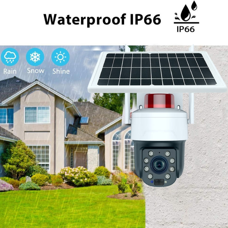 RH-Q10 Graffiti 5MP Wifi Wireless Solar Camera 30X Optical Zoom Auto Tracking Patrol IP66 Waterproof - Wireless Camera by PMC TechLife | Online Shopping South Africa | PMC TechLife