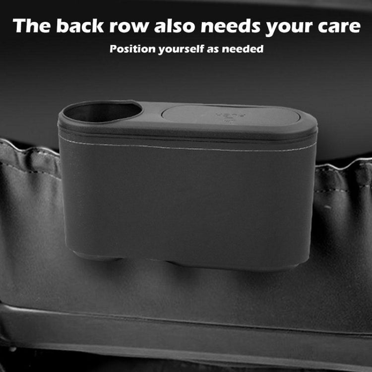 Car Seat Water Cup Holder Umbrella Storage Box Trash Can, Color: Black Leather - Stowing Tidying by PMC TechLife | Online Shopping South Africa | PMC TechLife | Buy Now Pay Later Mobicred