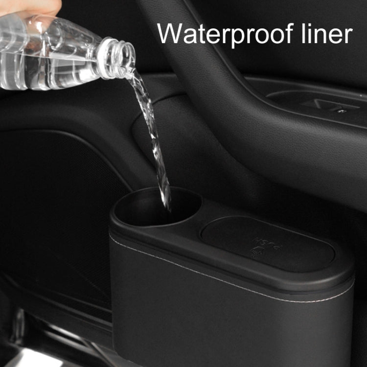 Car Seat Water Cup Holder Umbrella Storage Box Trash Can, Color: Black Leather - Stowing Tidying by PMC TechLife | Online Shopping South Africa | PMC TechLife | Buy Now Pay Later Mobicred