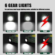 Mini Keychain COB Flashlight USB Rechargeable Magnetic Work Light For Outdoor Camping(Red)