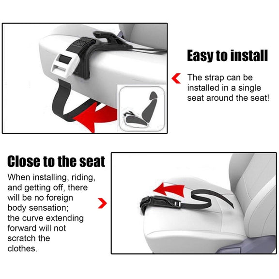 Pregnant Car Seat Belt Anti Stranglehold Belly Protection Fetal Regulator(White)
