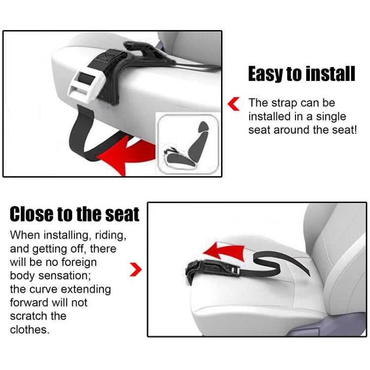 Pregnant Car Seat Belt Anti Stranglehold Belly Protection Fetal Regulator(White)
