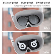 For PICO 4 Hifylux PC-ZF23 Owl Lens Protector Dust Scratch VR Glasses Silicone Case(Yellow)
