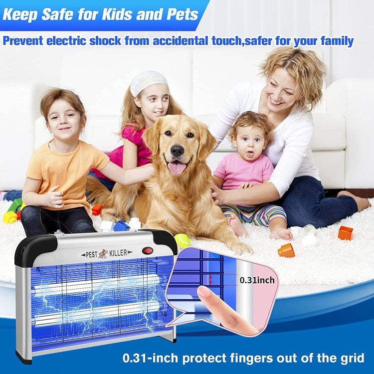 SK611 Indoor Household 20W Electric Shock Mosquito Killer Lamp High Voltage Hotel Fly Killer Lamp(US Plug) - Repellents by PMC TechLife | Online Shopping South Africa | PMC TechLife | Buy Now Pay Later Mobicred