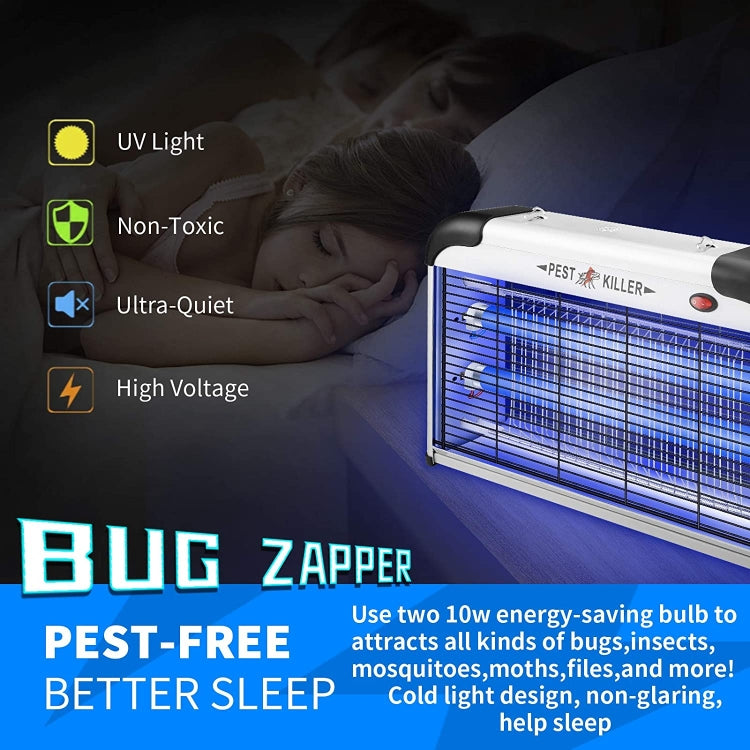 SK611 Indoor Household 20W Electric Shock Mosquito Killer Lamp High Voltage Hotel Fly Killer Lamp(EU Plug) - Repellents by PMC TechLife | Online Shopping South Africa | PMC TechLife | Buy Now Pay Later Mobicred