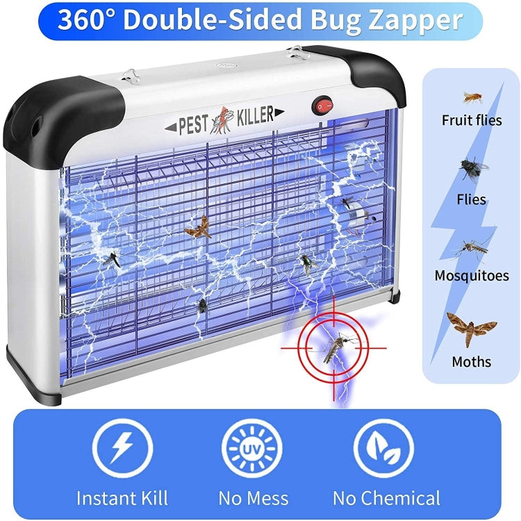 SK611 Indoor Household 20W Electric Shock Mosquito Killer Lamp High Voltage Hotel Fly Killer Lamp(EU Plug) - Repellents by PMC TechLife | Online Shopping South Africa | PMC TechLife | Buy Now Pay Later Mobicred