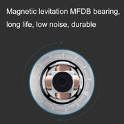 MF14025 4pin High Air Volume Low Noise High Wind Pressure FDB Magnetic Suspension Chassis Fan 2000rpm (Black)
