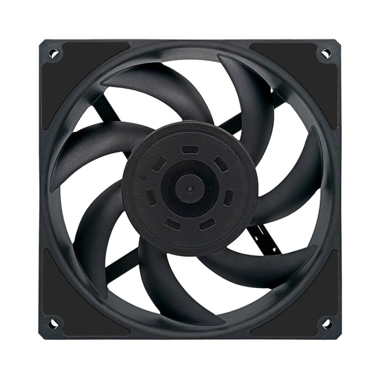 MF14025 4pin High Air Volume Low Noise High Wind Pressure FDB Magnetic Suspension Chassis Fan 2500rpm (Black) - free shipping - PMC Jewellery - Order now!