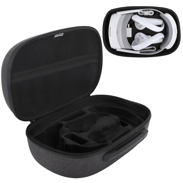 For PICO 4 Hifylux PC-BF16 VR Glasses All-in-one Headwear Protective Storage Bag(Black)