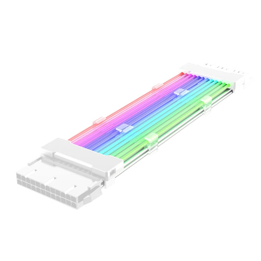 24pin Motherboard Power Supply Light Wire White 5V ARGB Neon Color Line - free shipping - PMC Jewellery - Order now!