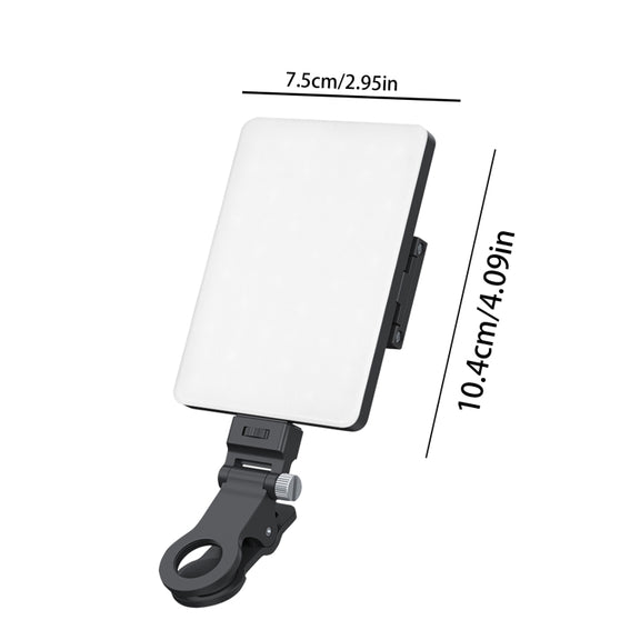 V11RGB With Screen  5W Mobile Phone Fill Light Live Broadcast Pocket Light